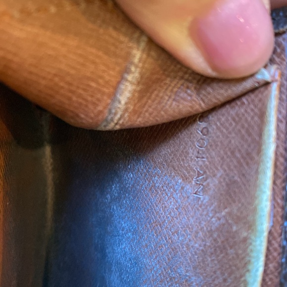 LOUIS VUITTON MONOGRAM CANVAS MONNAIE DOUBLE SNAP WALLET bifold vintage 1989 - Picture 13 of 14